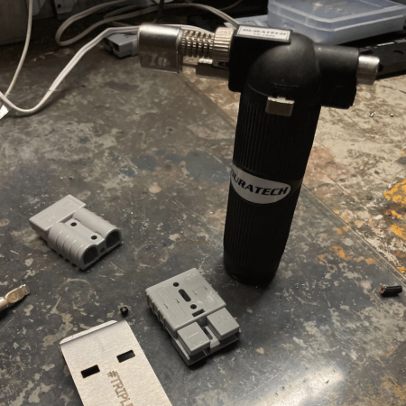 Butane Torch for soldering Anderson Plugs