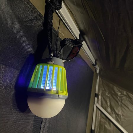 12V rechargable mozzie bug zapper with 3 Stage LED Light