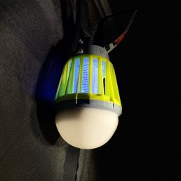 12V rechargable mozzie bug zapper with 3 Stage LED Light