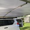 kings tjm roll out awning led curved spread out power pole