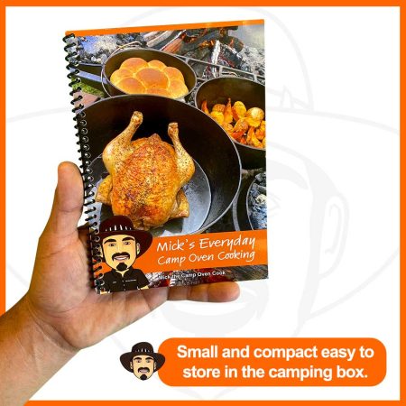 Discover the art of camp oven cooking with Mick's Everyday Camp Oven Cooking Book, a compact and easy-to-follow guide packed with vibrant recipes and essential tips. Perfect for both beginners and seasoned outdoor chefs, this book is your key to creating mouth-watering meals under the stars.